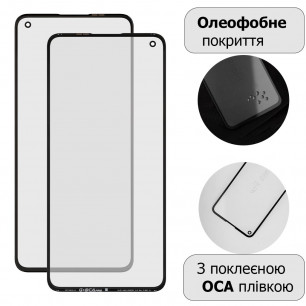 Стекло дисплея OnePlus 8T, OnePlus 9, OnePlus 9R, с OCA пленкой, Original