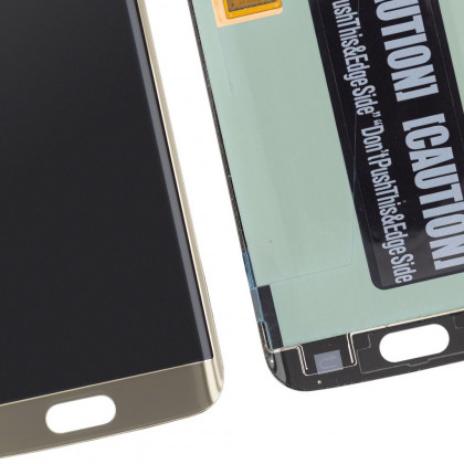 Дисплей Samsung G925 Galaxy S6 Edge, G925F Galaxy S6 Edge, Super AMOLED, с тачскрином, Gold, фото № 2 - ukr-mobil.com