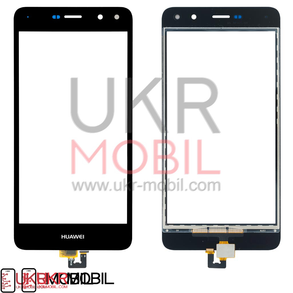 Сенсор (тачскрин) Huawei Y5 2017 (MYA-U29,MYA-L02, MYA-L22, L41), Y6 2017,  Y5 III 2017, Honor 6 Play, Nova Young 4G LTE (MYA-L11), High Quality, Black  - купить в Черновцах, Ровно, Украине в интернет-магазине