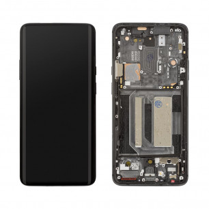 Дисплей OnePlus 7 Pro, 7T Pro, с тачскрином, с рамкой, Original, Black