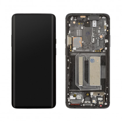 Дисплей OnePlus 7 Pro, 7T Pro, с тачскрином, с рамкой, Original, Black, фото № 1 - ukr-mobil.com