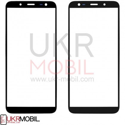 Стекло дисплея Samsung J600 Galaxy J6 2018, Black - ukr-mobil.com