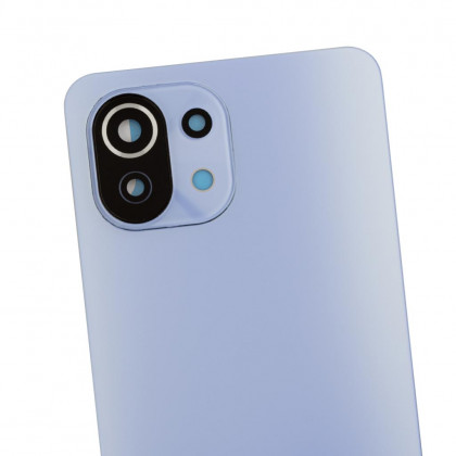 Задняя крышка Xiaomi Mi 11 Lite, со стеклом камеры, Original PRC, Blue, фото № 4 - ukr-mobil.com