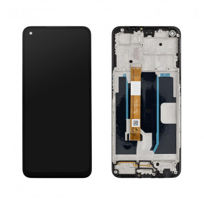 Дисплей Oppo A54 5G, A72 4G, A74 5G, A93 5G; OnePlus Nord N200 5G, с тачскрином, с рамкой, Original PRC, Black, фото № 1 - ukr-mobil.com