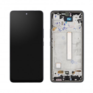 Дисплей Samsung A536 Galaxy A53 5G, с тачскрином, с рамкой, OLED, Black