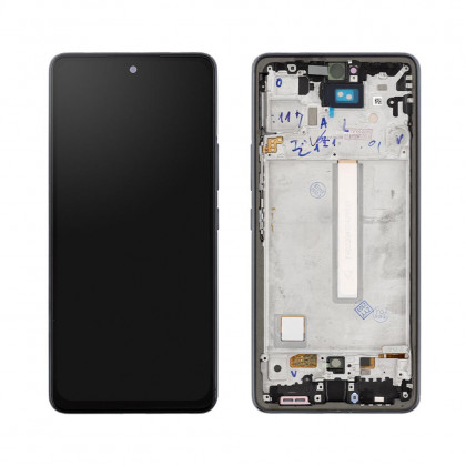 Дисплей Samsung A536 Galaxy A53 5G, с тачскрином, с рамкой, OLED, Black, фото № 1 - ukr-mobil.com