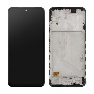 Дисплей Xiaomi Redmi Note 10, Redmi Note 10s, с тачскрином, с рамкой, OLED, Black