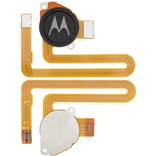 Шлейф Motorola G8 Power (XT2041), со сканером отпечатка, Original PRC, Black