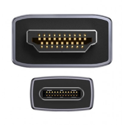 Кабель Baseus High Definition Series (WKGQ010001), Type-C to HDMI, 4K 60Hz, 1m, Black, фото № 6 - ukr-mobil.com
