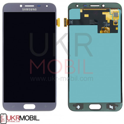 Дисплей Samsung J400 Galaxy J4 2018, с тачскрином, OLED, Silver (Lavenda) - ukr-mobil.com