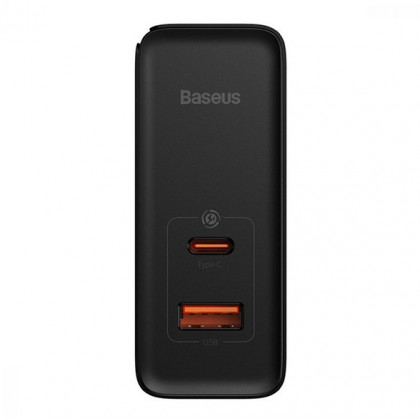 Сетевое зарядное устройство Baseus GaN5 Pro Fast Charger (CCGP090201), 100W, (в комплекте - кабель Type-C x Type-C 100W, 20V/5A), для MacBook, Black, фото № 3 - ukr-mobil.com