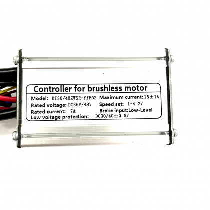 Контроллер универсальный для электротранспорта с напряжением 36V-48V, 15A, 720W, SM, фото № 2 - ukr-mobil.com