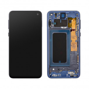 Дисплей Samsung G970 Galaxy S10e, с тачскрином, с рамкой, Original PRC, Blue
