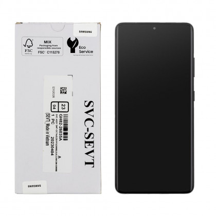 Дисплей Samsung G998 Galaxy S21 Ultra, GH82-24925A, с тачскрином, с рамкой, Service Pack Original,Phantom Black, фото № 1 - ukr-mobil.com