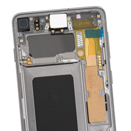 Дисплей Samsung G973 Galaxy S10, GH82-18850A, с тачскрином, с рамкой, Service Pack Original, Black, фото № 4 - ukr-mobil.com
