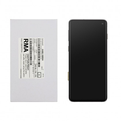 Дисплей Samsung G973 Galaxy S10, GH82-18850A, с тачскрином, с рамкой, Service Pack Original, Black, фото № 1 - ukr-mobil.com
