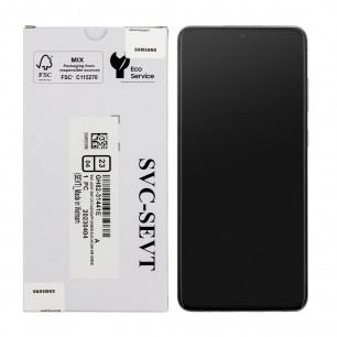 Дисплей Samsung G985 Galaxy S20 Plus, GH82-22134E, с тачскрином, с рамкой, Service Pack Original, Grey