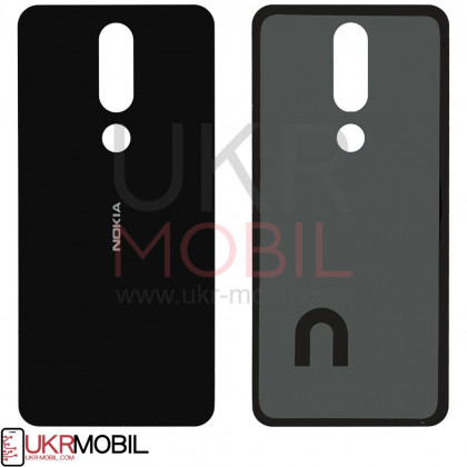 Задняя крышка Nokia 5.1 Plus (TA-1105), Black - ukr-mobil.com