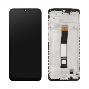 Дисплей Xiaomi Redmi 10C, с тачскрином, с рамкой, Original PRC, Black