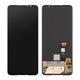 Дисплей Asus ROG Phone 5S ZS676KS, ROG Phone 5s Pro, с тачскрином, Original, Black