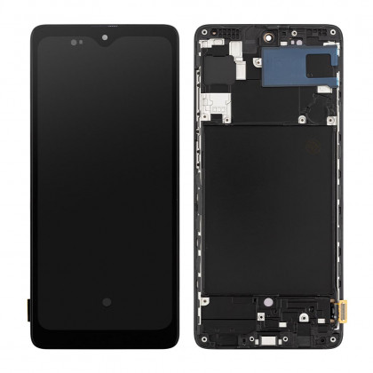 Дисплей Samsung A715 Galaxy A71, с тачскрином, рамкой, OLED (Small LCD), Black, фото № 1 - ukr-mobil.com
