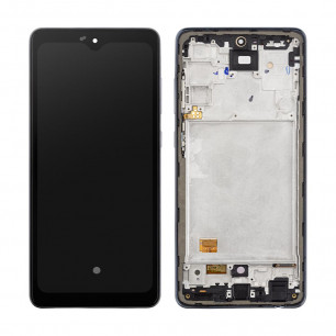 Дисплей Samsung A725 Galaxy A72, с тачскрином, рамкой, OLED (Small LCD), Black