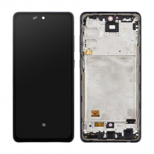 Дисплей Samsung A725 Galaxy A72, с тачскрином, рамкой, OLED, Black