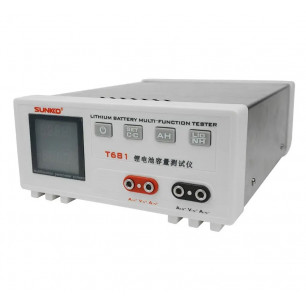 Тестер емности аккумуляторов Sunkko T-681, 5A, 0-55V