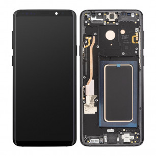 Дисплей Samsung G965 Galaxy S9 Plus, с тачскрином, рамкой, OLED, Black