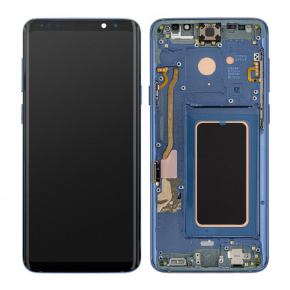 Дисплей Samsung G965 Galaxy S9 Plus, с тачскрином, рамкой, OLED, Blue, фото № 1 - ukr-mobil.com