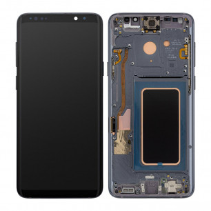 Дисплей Samsung G965 Galaxy S9 Plus, с тачскрином, рамкой, OLED, Grey