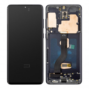 Дисплей Samsung G985 Galaxy S20 Plus, с тачскрином, рамкой, OLED, Black