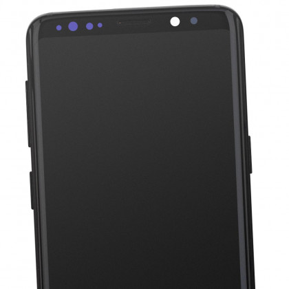 Дисплей Samsung G960 Galaxy S9, GH97-21696A, с тачскрином, с рамкой, Service Pack Original, Black, фото № 6 - ukr-mobil.com