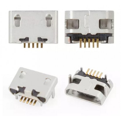 Коннектор зарядки Asus ME170, MeMO Pad HD7 Dual SIM ME175KG (K00S); Lenovo Tab 2 A7-30;  Explay A500, 5 pin, micro-USB, тип-B