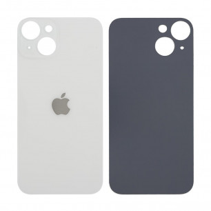 Задняя крышка Apple iPhone 14, большой вырез под камеру, High Quality, Starlight
