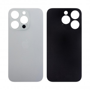 Задняя крышка Apple iPhone 14 Pro, большой вырез под камеру, High Quality, White