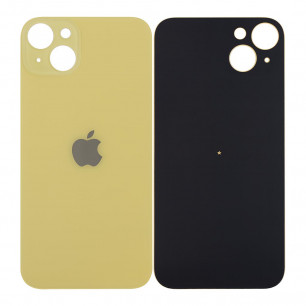 Задняя крышка Apple iPhone 14 Plus, большой вырез под камеру, High Quality, Yellow