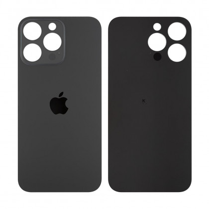 Задняя крышка Apple iPhone 14 Pro Max, большой вырез под камеру, High Quality, Space Black, фото № 1 - ukr-mobil.com