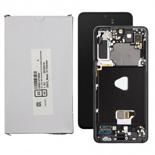 Дисплей Samsung G996 Galaxy S21 Plus, GH82-27268A, с тачскрином, с рамкой, Service Pack Original, Black