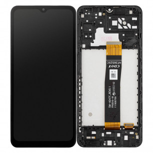 Дисплей Samsung A047 Galaxy A04s, с тачскрином, с рамкой, Original PRC, Black