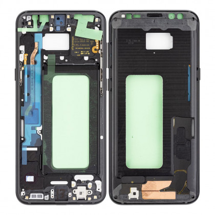 Рамка дисплея Samsung G955 Galaxy S8 Plus, Black, фото № 2 - ukr-mobil.com