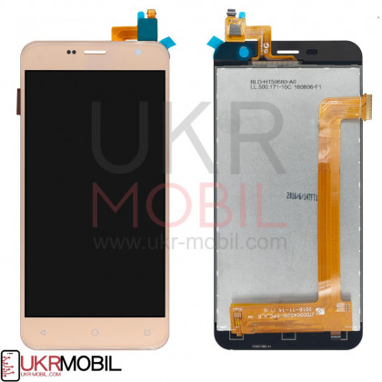 Дисплей Prestigio MultiPhone 3512 Muze B3, с тачскрином, Gold - ukr-mobil.com