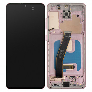 Дисплей Samsung G980 Galaxy S20, с тачскрином, рамкой, OLED, Pink