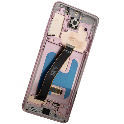 Дисплей Samsung G980 Galaxy S20, с тачскрином, рамкой, OLED, Pink, фото № 2 - ukr-mobil.com