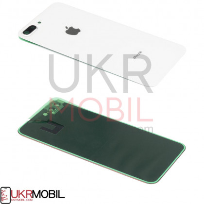 Задняя крышка Apple iPhone 8 Plus, с стеклом камеры, White - ukr-mobil.com
