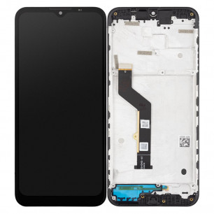 Дисплей Motorola E7 Plus (XT2081), G9 Play (XT2083), с тачскрином, с рамкою, Original PRC, Black