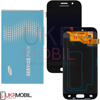 Дисплей Samsung A520 Galaxy A5 2017, GH97-19733A, с тачскрином, Original, Black - ukr-mobil.com