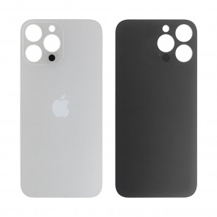 Задняя крышка Apple iPhone 13 Pro Max, большой вырез под камеру, Original, Silver