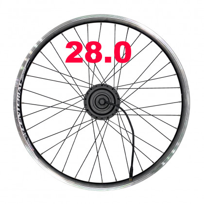 Мотор колесо переднее в сборе, с ободом 28 дюймов, 36V 350W для велосипеда, фото № 1 - ukr-mobil.com