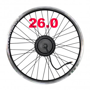 Мотор колесо заднее в сборе, с ободом 26 дюймов, 36v 500W для велосипеда (втулка)